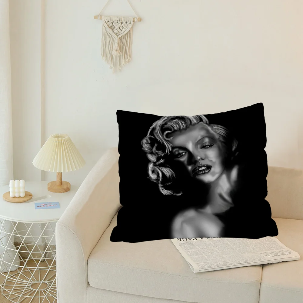 Роскошный чехол для диванной подушки наволочка M-Мэрилин Монро Декоративная