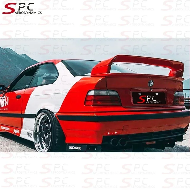 Заднее крыло из углеродного волокна SPC M3 для BMW E36 Coupe задний спойлер купе 3-й серии