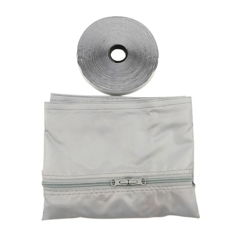 Белая + серая Водонепроницаемая перегородка из искусственной кожи с покрытием 4 м