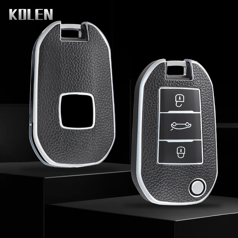 Tpu Car Flip Key Case Cover Shell Fob For Peugeot 208 2008 306 308 3008 408 508 4008 5008 307 206 For Citroen C4 C1 C3 C5 CACTUS