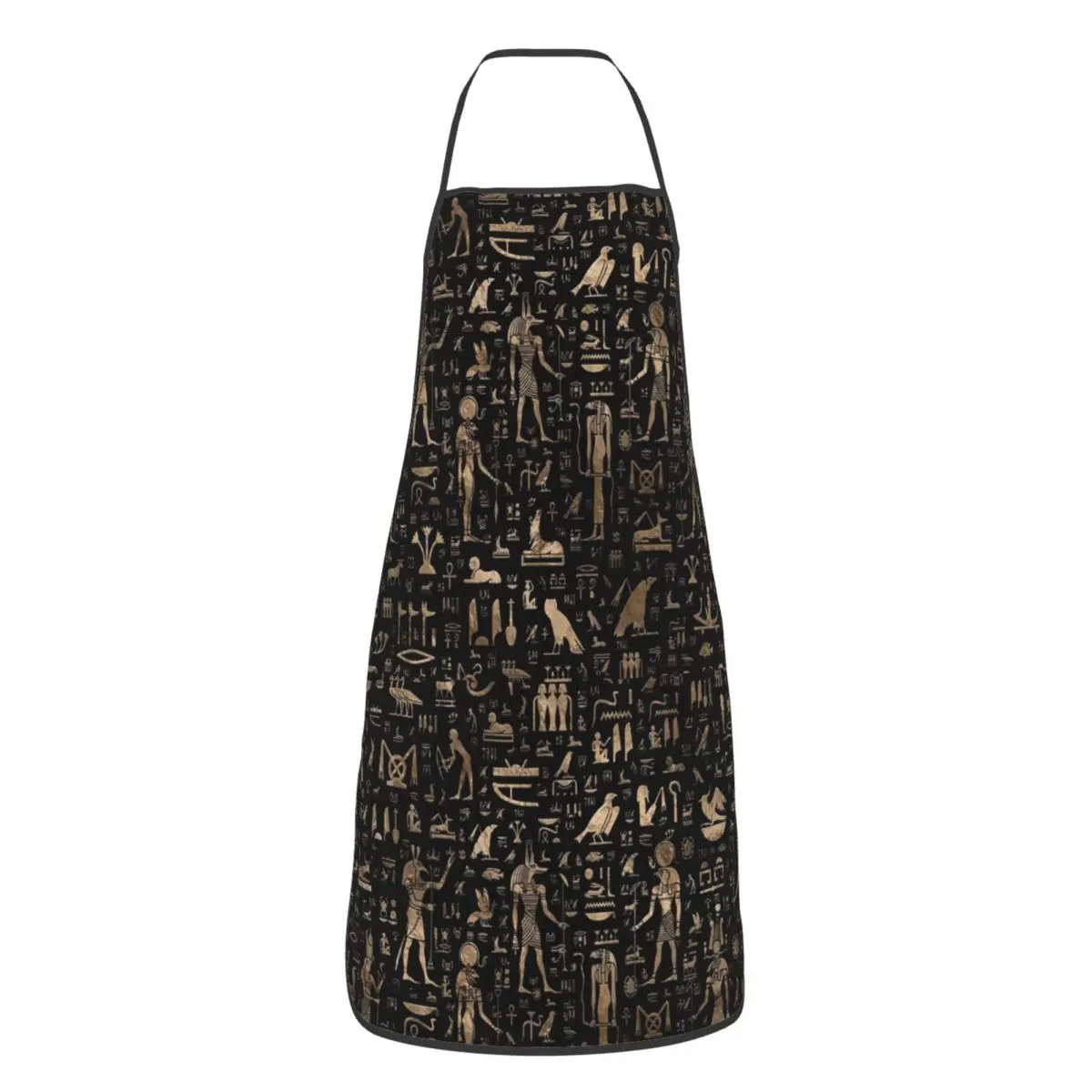 

Ancient Egyptian Gods And Hieroglyphs Apron for Women Men Printed Garden Bibs Egypt Painting Tablier