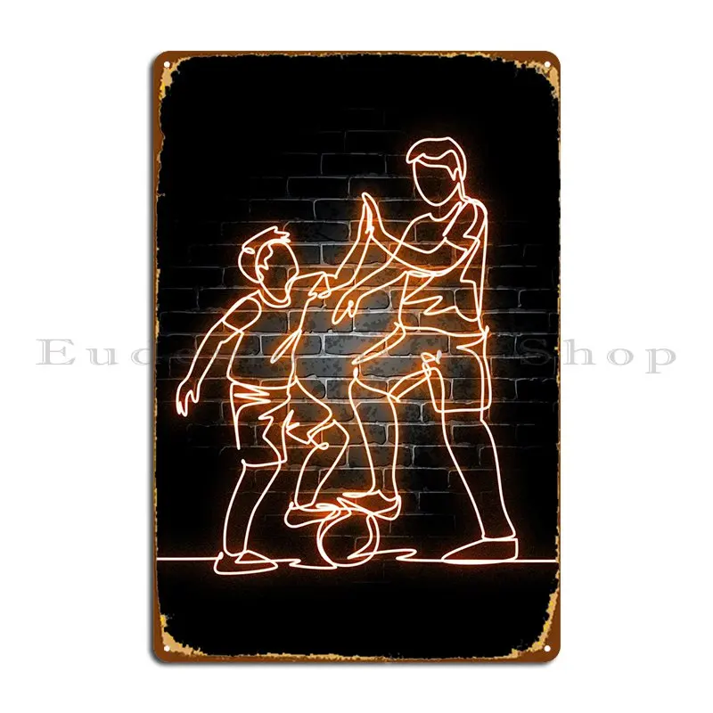 

Football Neon Sports Metal Sign Club Designer Designing Home Club Tin Sign Poster
