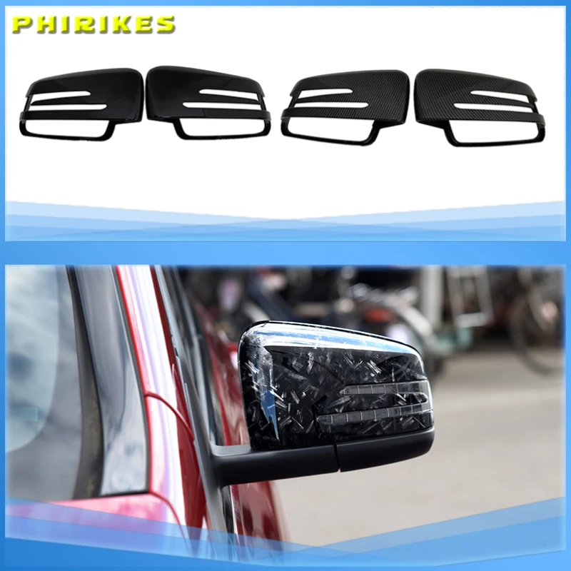 

Боковые зеркальные крышки черного цвета для Mercedes BENZ W176 W246 W212 W204 C117 X156 X204 W221 C218 A B C E S CLA GLA GLK Class