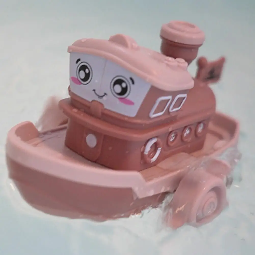 Baby Bath Toy Bathroom Child In The Water Clockwork Toy Boat Cruise Baby Toy Gift Swimming Birthday Bath Kids Ship Cut G2f2
