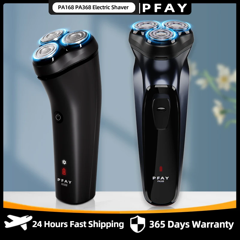 

PFAY PA368-A 3D Electric Razor Men's Electric Shavers Rechargeable Standing Shaving Machine for Men Beard Electric Shaving Tools