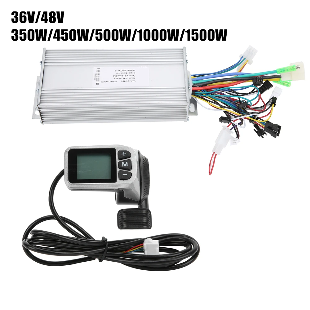 

Electric Scooter Controller 36/48V 450/500/1000/1500W 124DX Brushless Motor Controller Box Meter LCD E-Scooter Controller Set