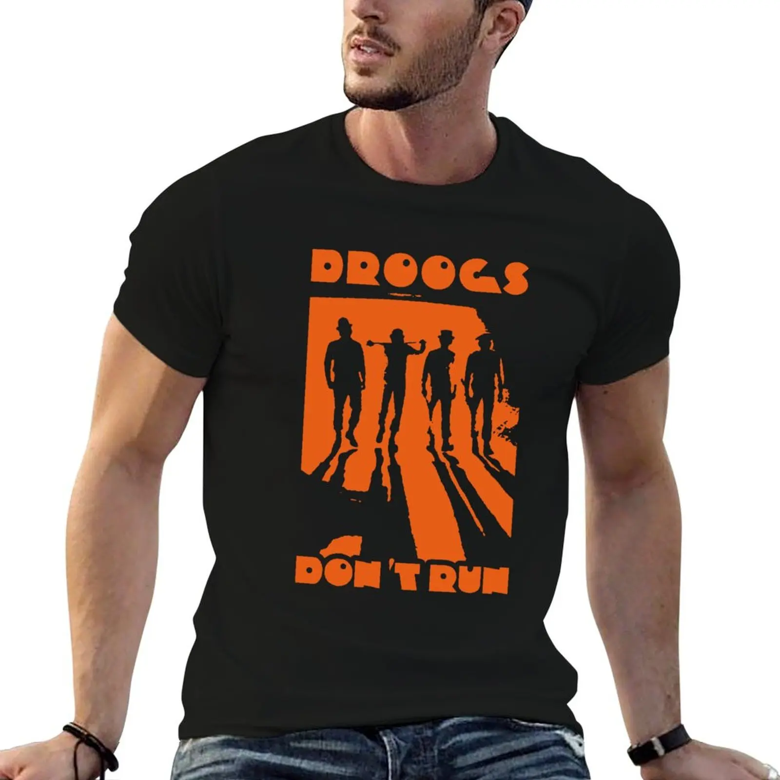 A Clóckwórk Droogs Don’t Run Orange классическая футболка с фильмом рубашка на заказ одежда в