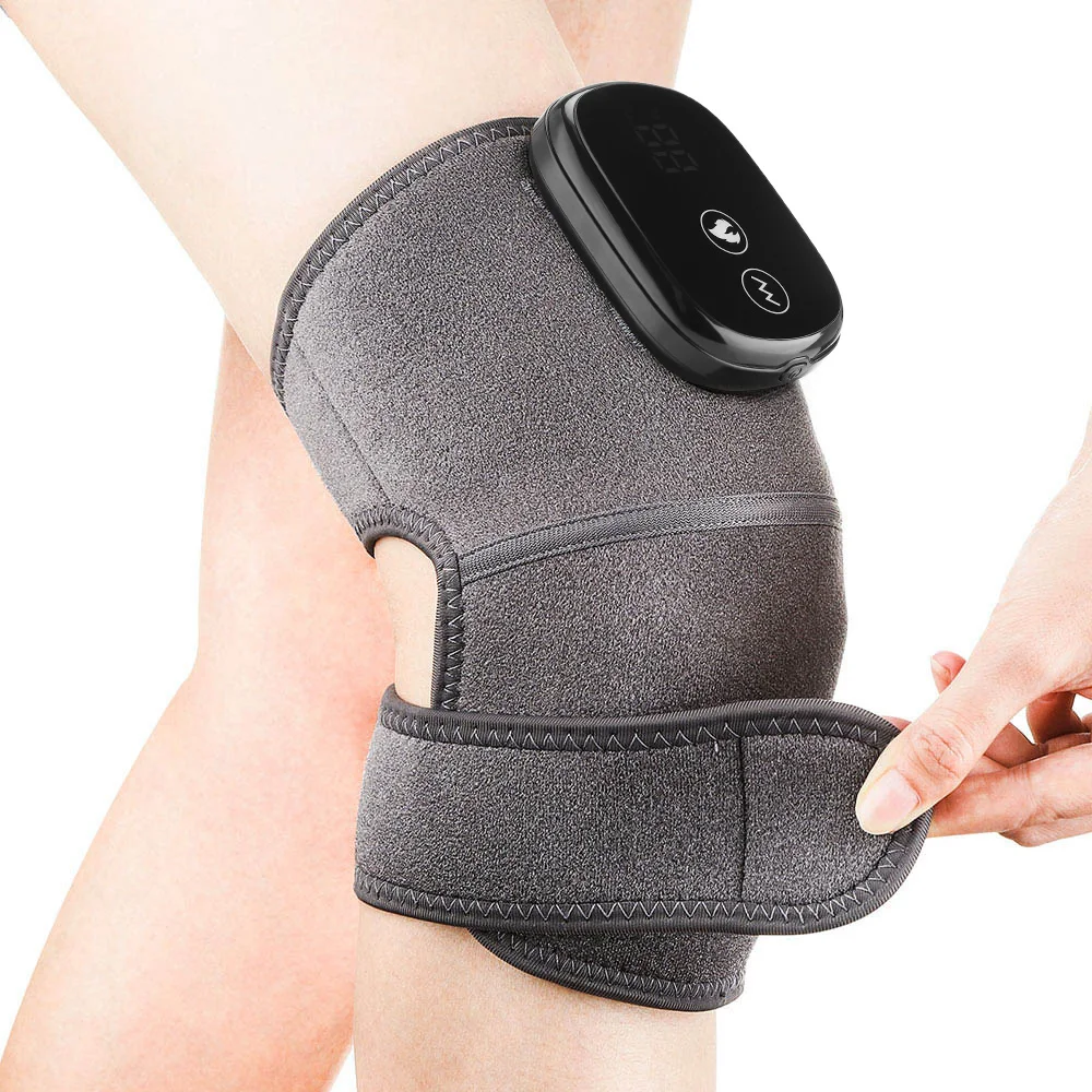 Купи Health care electric hot compress vibration shoulder elbow joint wrap massager heating knee massager за 4,786 рублей в магазине AliExpress