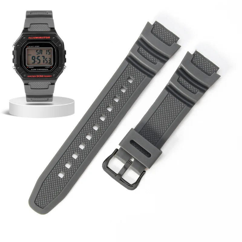Для Casio AE-1000 W-218HS210800H216210200 AQ-S800 AEQ-110 SGW-300 F-108 MRW-200HS300 18 мм ремешок для часов браслет браслет (art.: 3920cc7af23fa) - 3920cc7af23fa