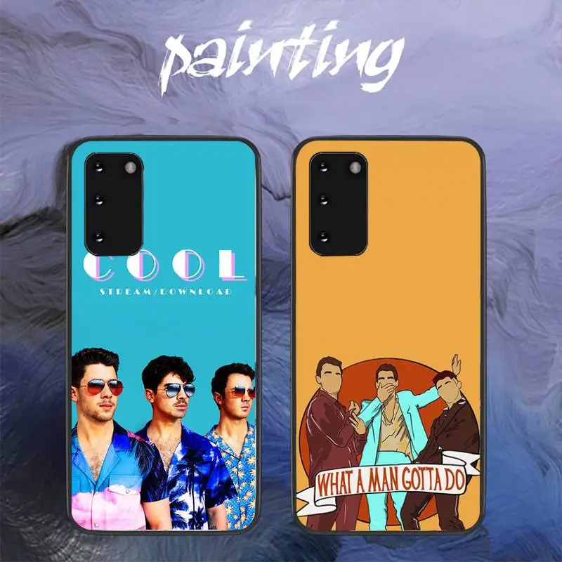 

RuiCaiCa Jonas Brothers Phone Case for Samsung S10 21 20 9 8 plus lite S20 UlTRA 7edge