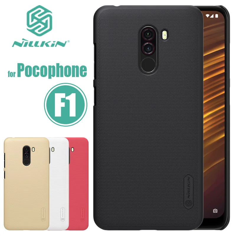 

Xiaomi Pocophone F1 Case Nillkin Super-Frosted Poco Phone F1 Case Ultra-thin Hard Back Cover Case for Pocophone f1 Nilkin Case