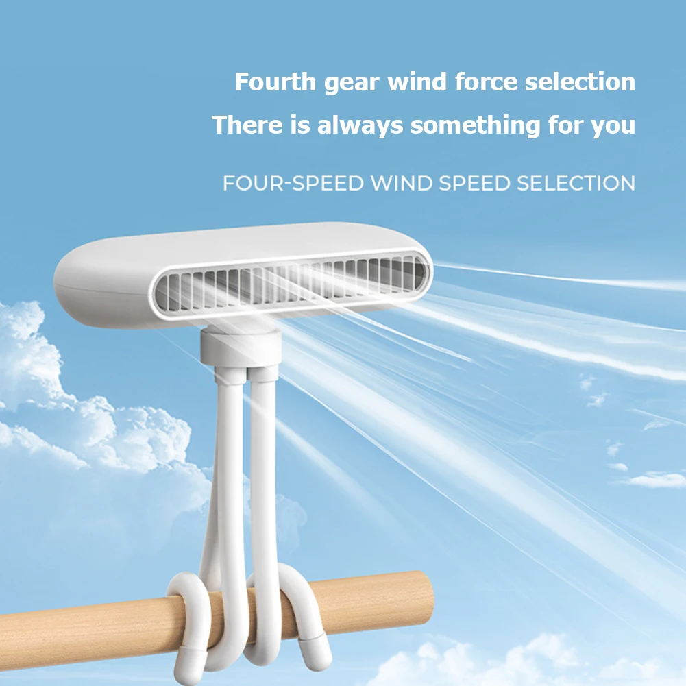 

Portable Desk Handheld Electric Fans USB Rechargeable Portable Baby Stroller Octopus Personal Fan Table Summer Outdoor Cooler