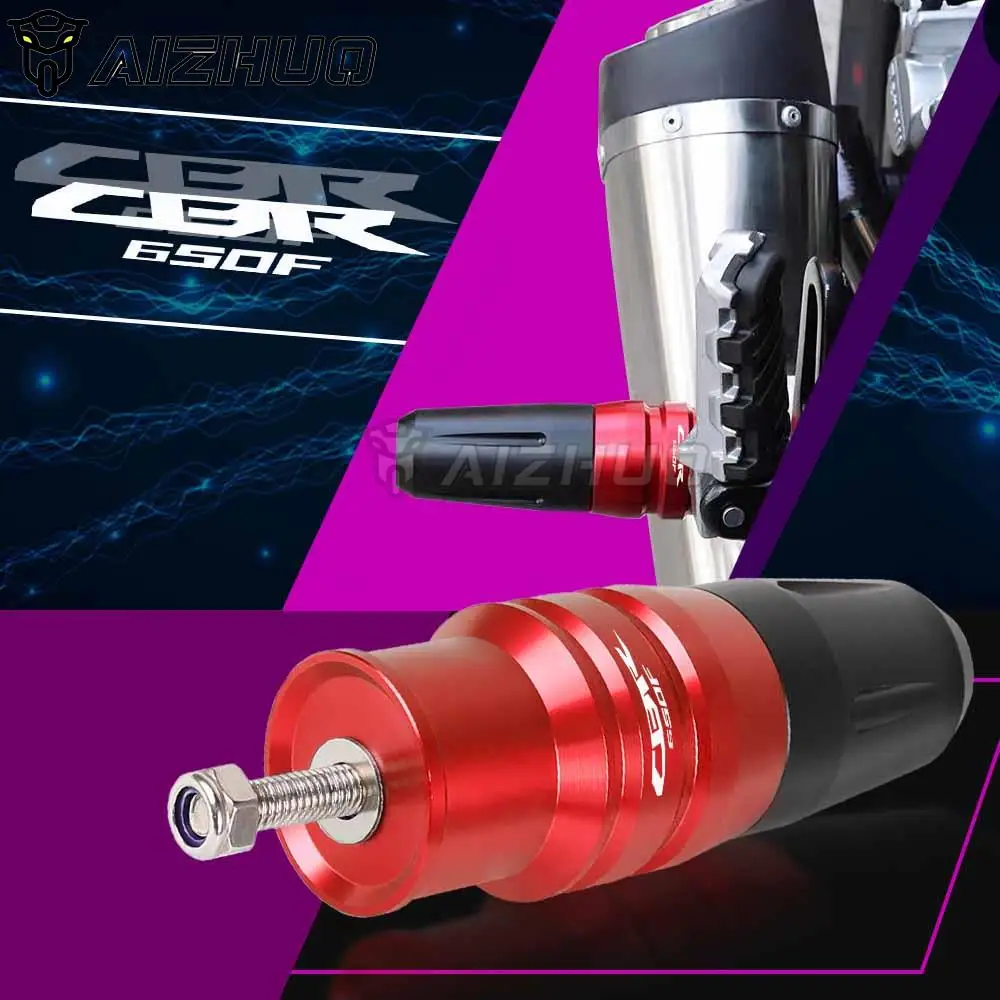 

EXhaust Pipe Sliders Protect For HONDA CBR650F CBR 650 Motorcycle Avoid Collision Falling protection Crash Pad slider Protector