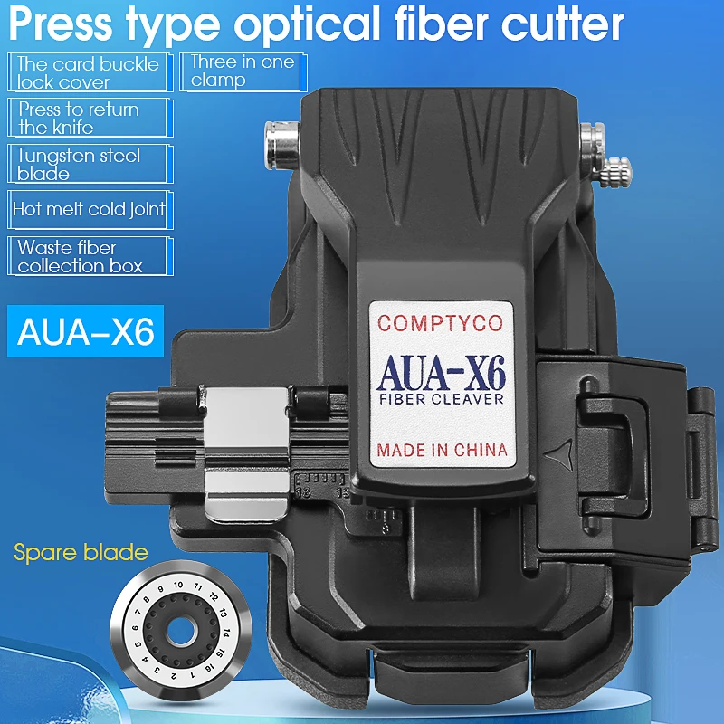 Duke AUA-X6 FTTH High-precision For Cold Joint/Hot Melt Optical Fiber Cleaver Machine