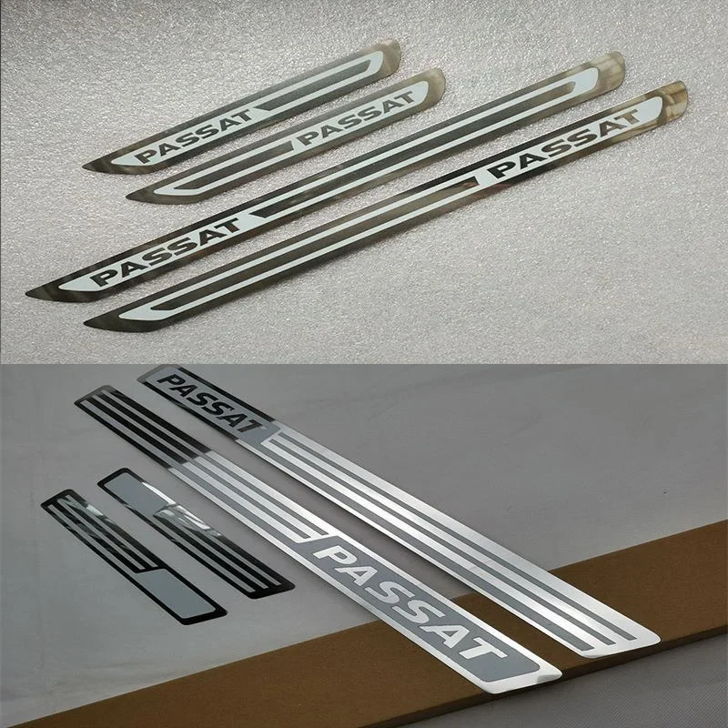 Стайлинг автомобиля для VolkswagenVW Passat B5/B6/B7 накладки на пороги защита дверей педаль