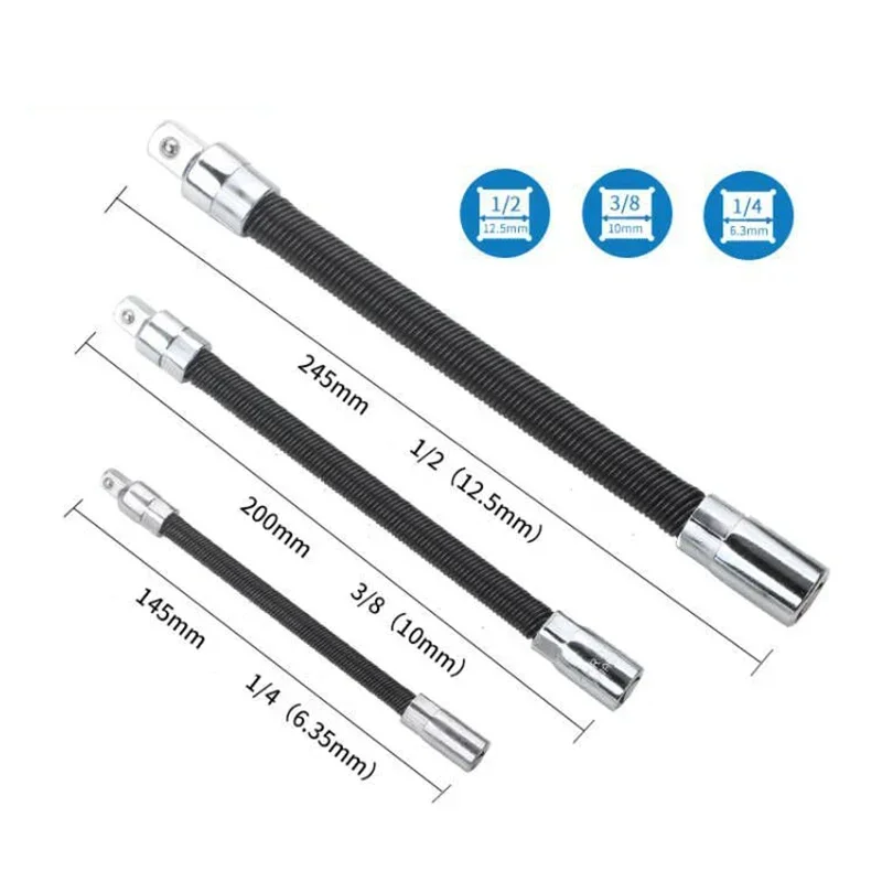 

Удлинитель для головки привода, переходник для соединительного стержня, гибкая головка для преобразования вала, Трещоточный ключ с высоким крутящим моментом, Электронная дрель