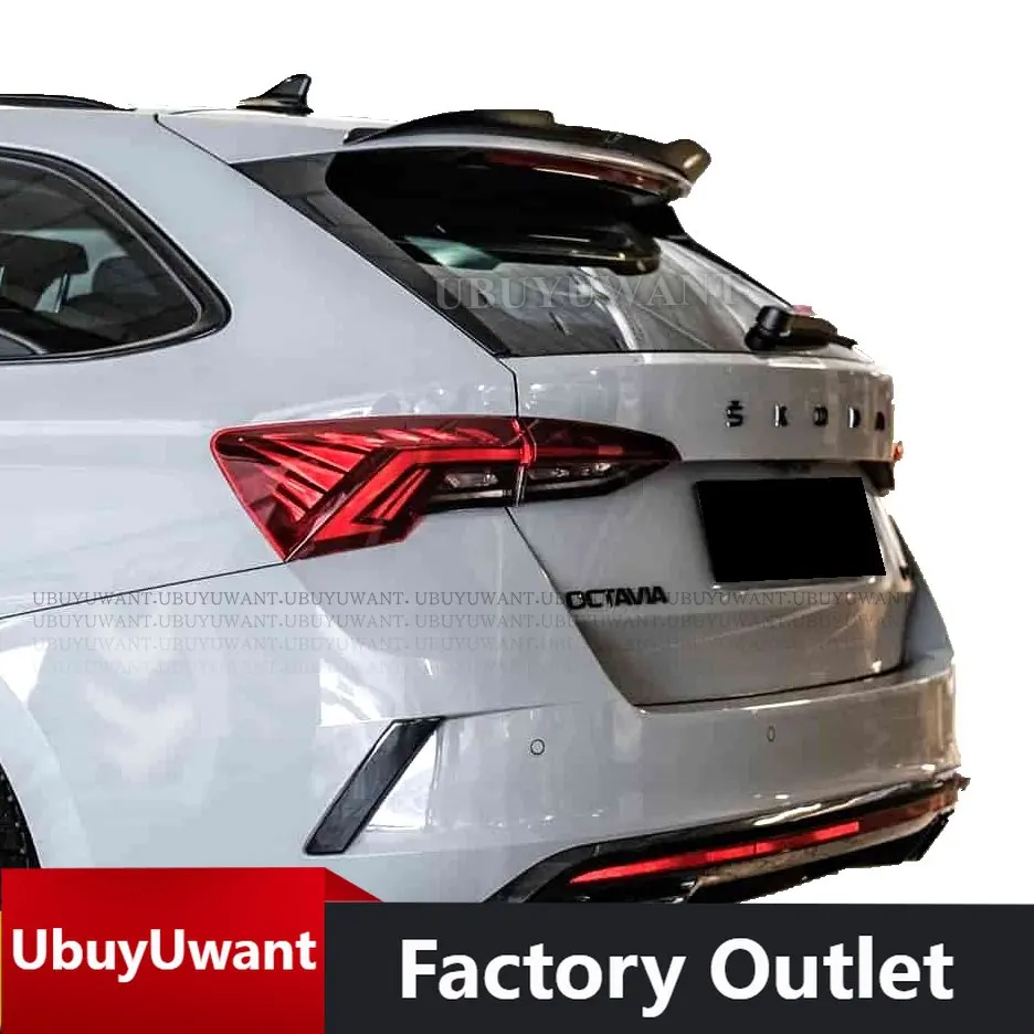 

Roof Wing Spoiler For Skoda Octavia RS MK4 2019 2020 2021 2022 Roof Lip Spoiler Car Tail Wing Rear Spoiler for Octavia RS MK4