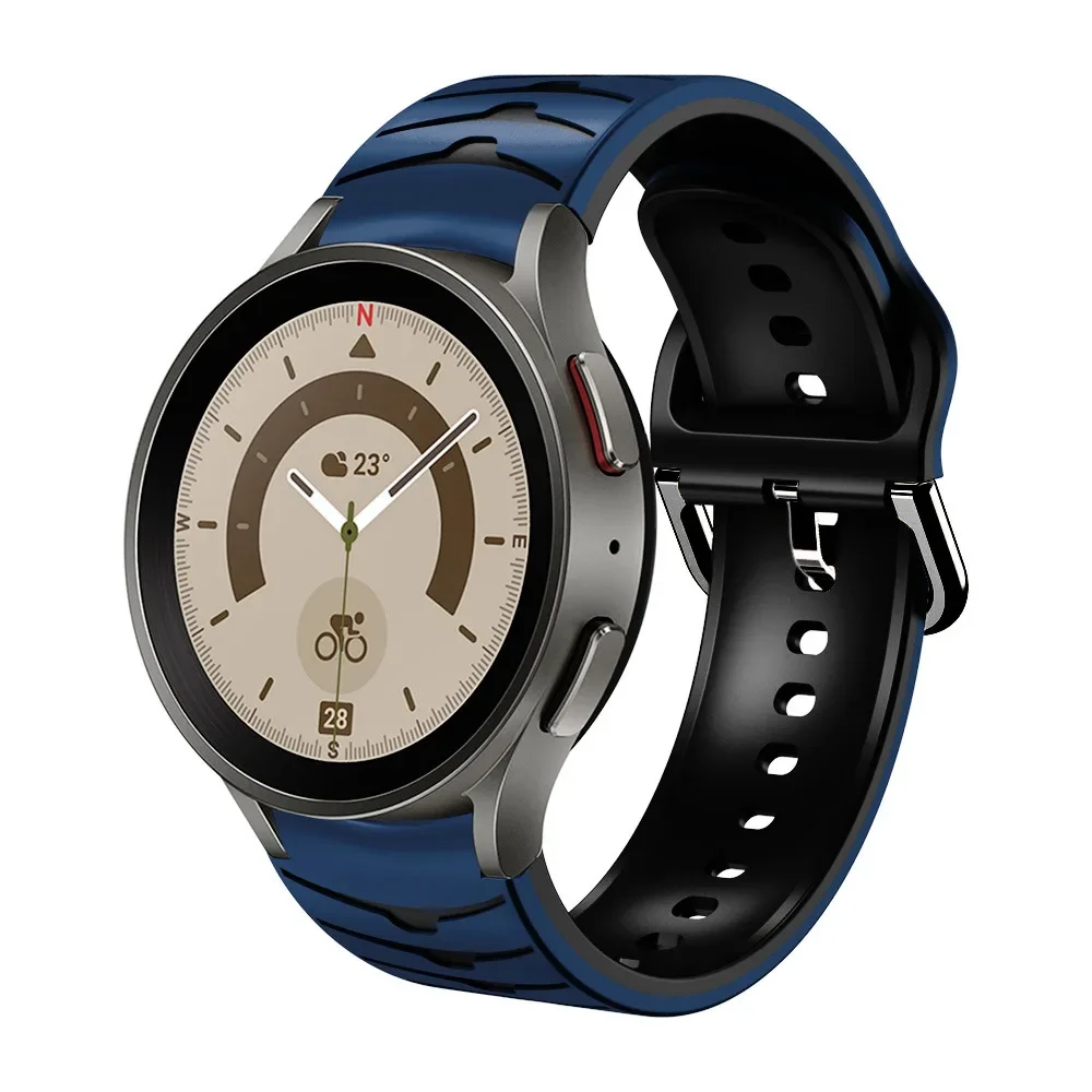 Для Samsung Galaxy Watch 5 Pro 45 мм силиконовый ремешок сменные электронные аксессуары для
