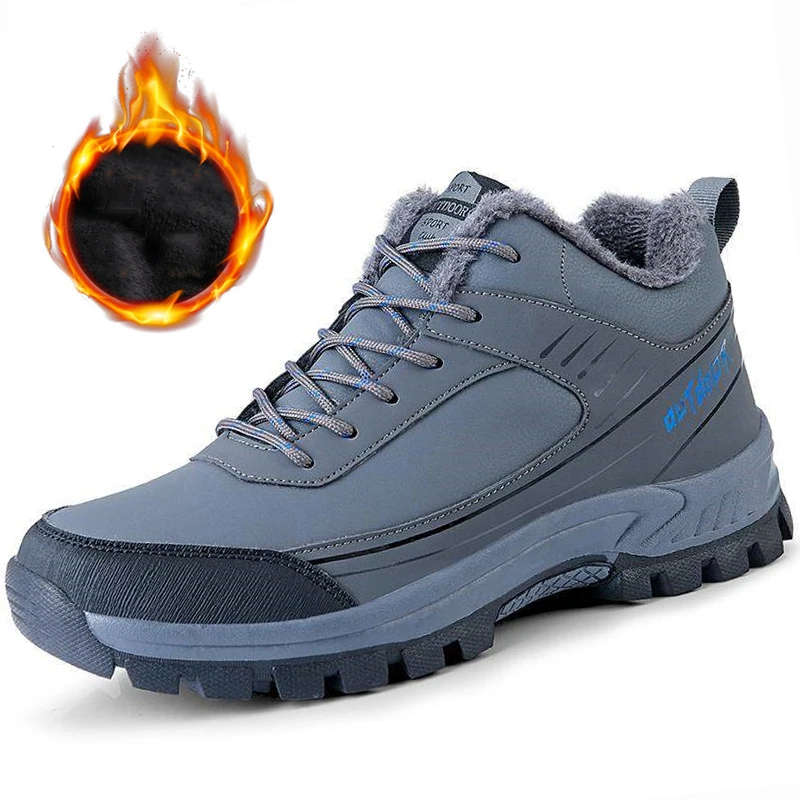 

Men Boots Casual Winter Outdoor Walking Shoes Men Sneakers 2021 Fall Male Fashion Outdoor Trail Boots Footwear Ankle Boots Men