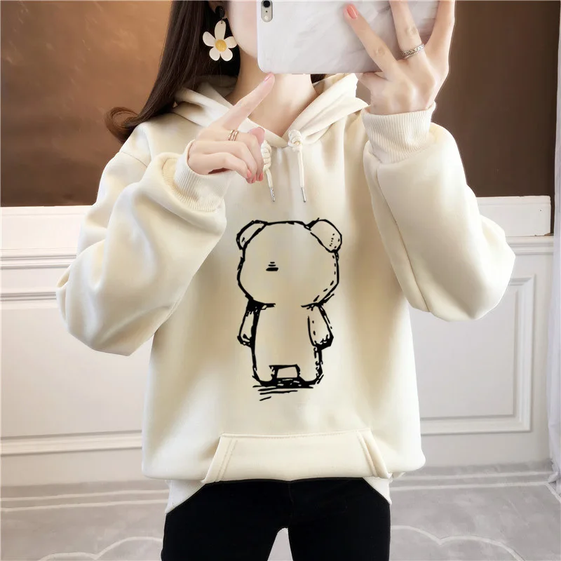

New women's Sweatshirt women hooded top Hoodie spring and autumn cartoon sweater Sweatshirt Hooded sweatshirts's