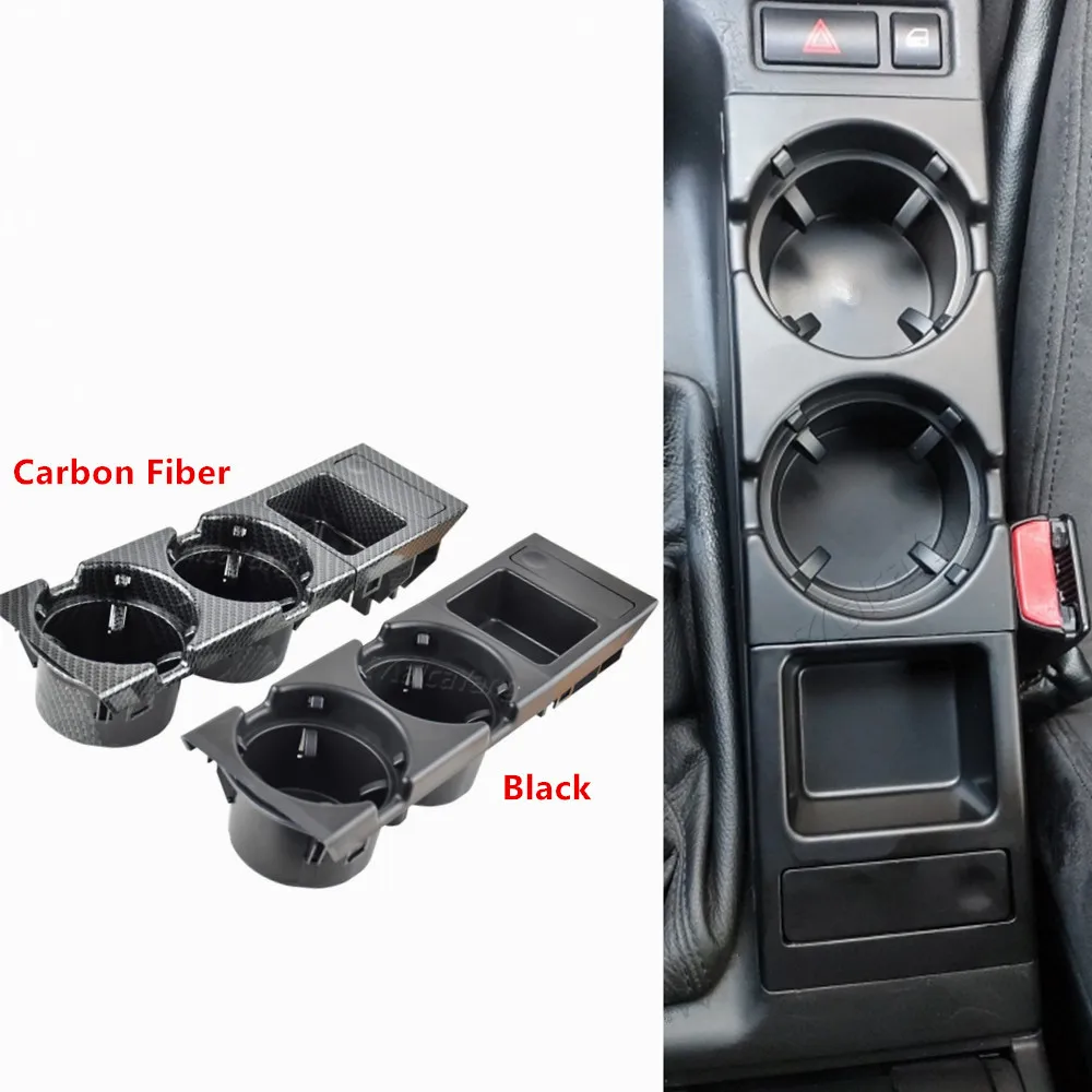 

Car Black Center Console Water Cup Holder Beverage Bottle Holder Coin Tray For Bmw 3 Series E46 323i 318I 320I 98-06 51168217953