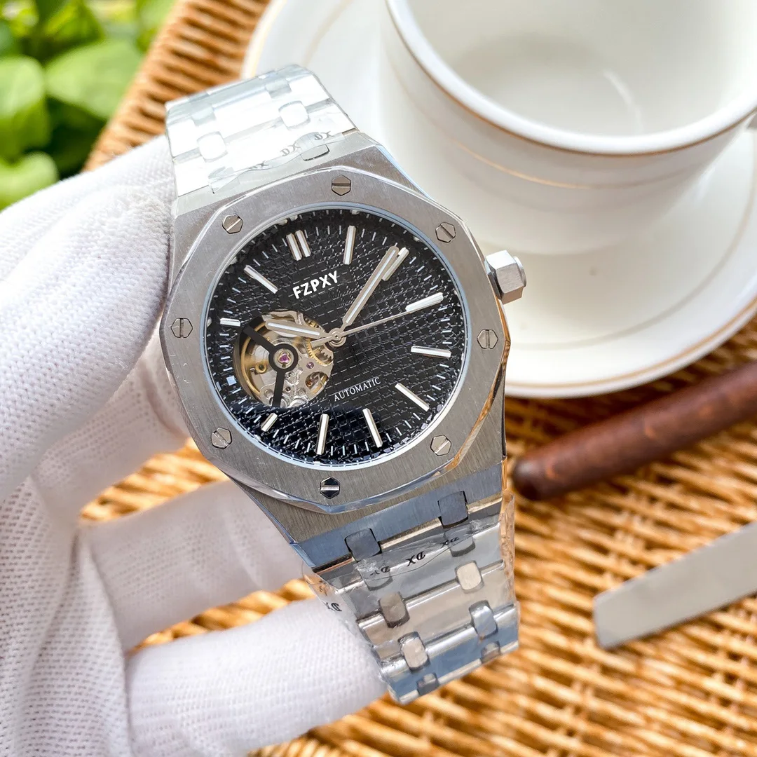 

Механические часы APA29, мужские часы, автоматические Ретро-часы, наручные часы, мужские часы с ремешком из нержавеющей стали, сталь, чехол AAA