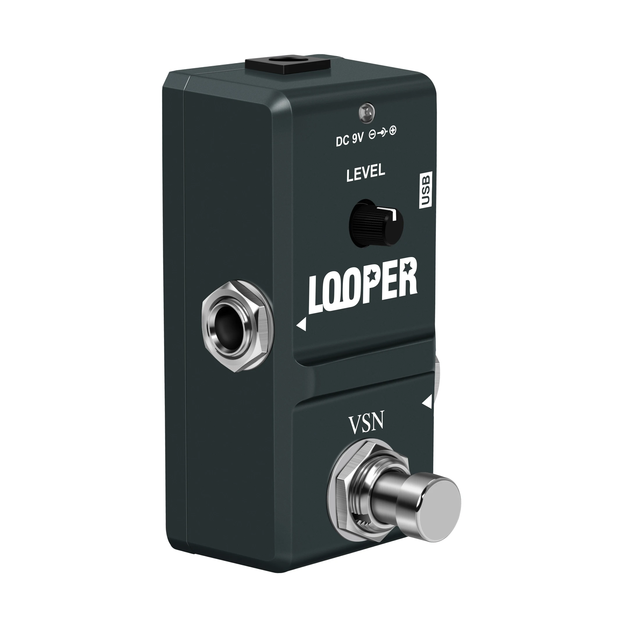 VSN LN-332 48K Looper Electric Guitar Effect Loop Pedal 10 Minutes of Looping Unlimited Overdubs USB Port True Bypass enlarge