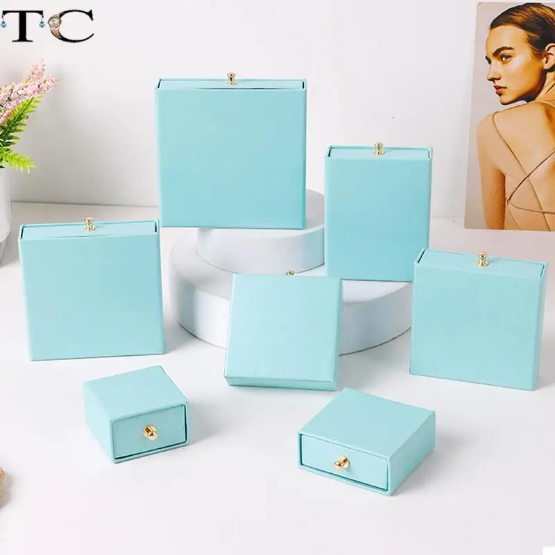 Коробка для хранения ювелирных изделий ожерелья Подарочная коробка 10 шт./партия -