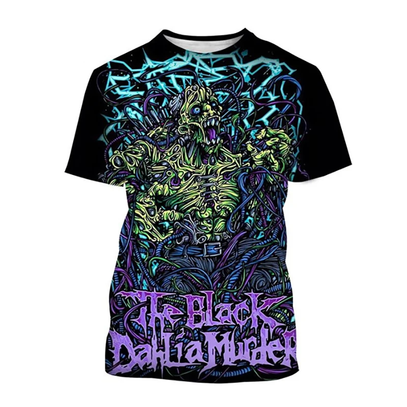 Новые футболки черная группа убийц Далии 3D печать уличная одежда для мужчин и