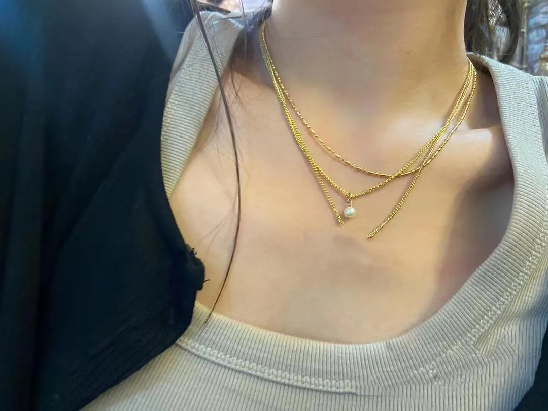 

Wholesale brand Necklace on Neck Gold Chain Choker Women's Jewelry Layered Accessories for Girls Gifts Jewelrys