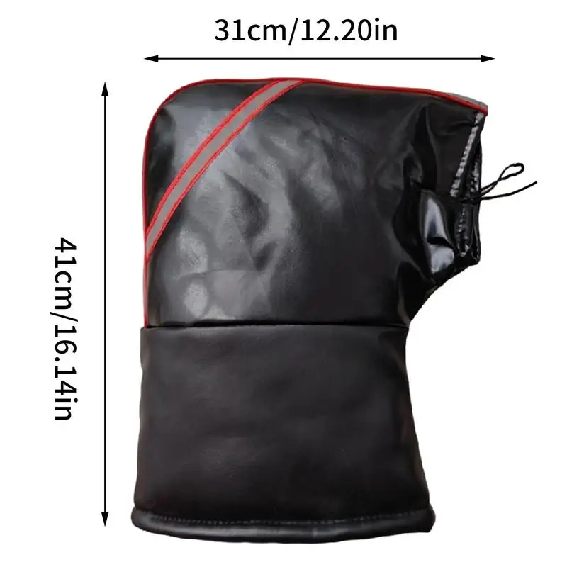 Зимние велосипедные перчатки мотоциклетные на руль водонепроницаемые варежки