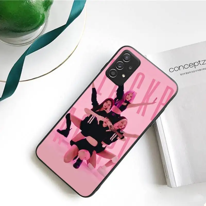 Чехол для телефона Kpop-BLACKPINKs-Girls Samsung Galaxy S10 S20 S21 Note10 20Plus Ultra Shell | Мобильные телефоны