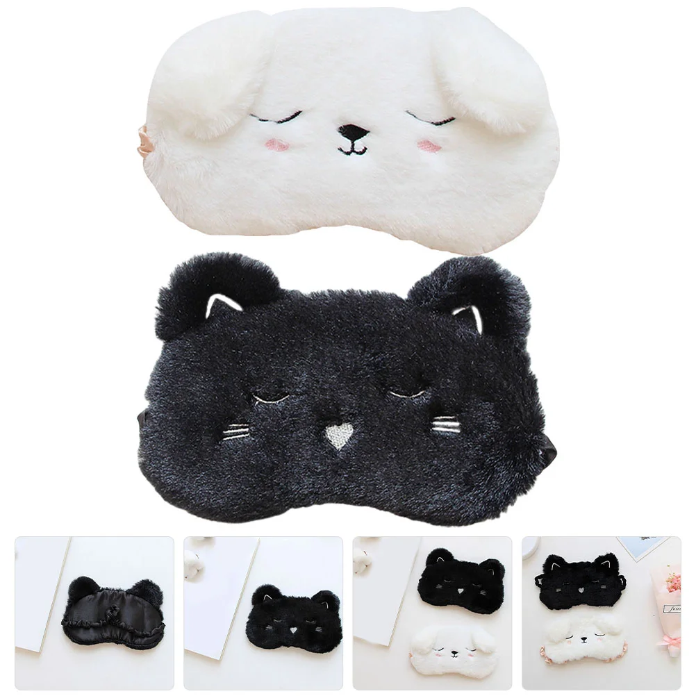 

Eyesleep Sleepingadults Women Blindfoldgirls Supplies Party Covers Kids Patch Shade Cartoon Animal Adorable Cover Cute