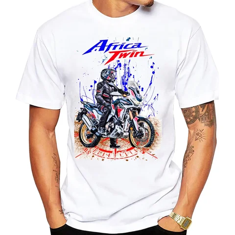 Футболка Africa Twin CRF1100 Motorcycle I'M GS Adventure, мужские футболки, одежда для мальчиков, одежда для гонщиков, спортивные повседневные футболки для верховой езды в горах