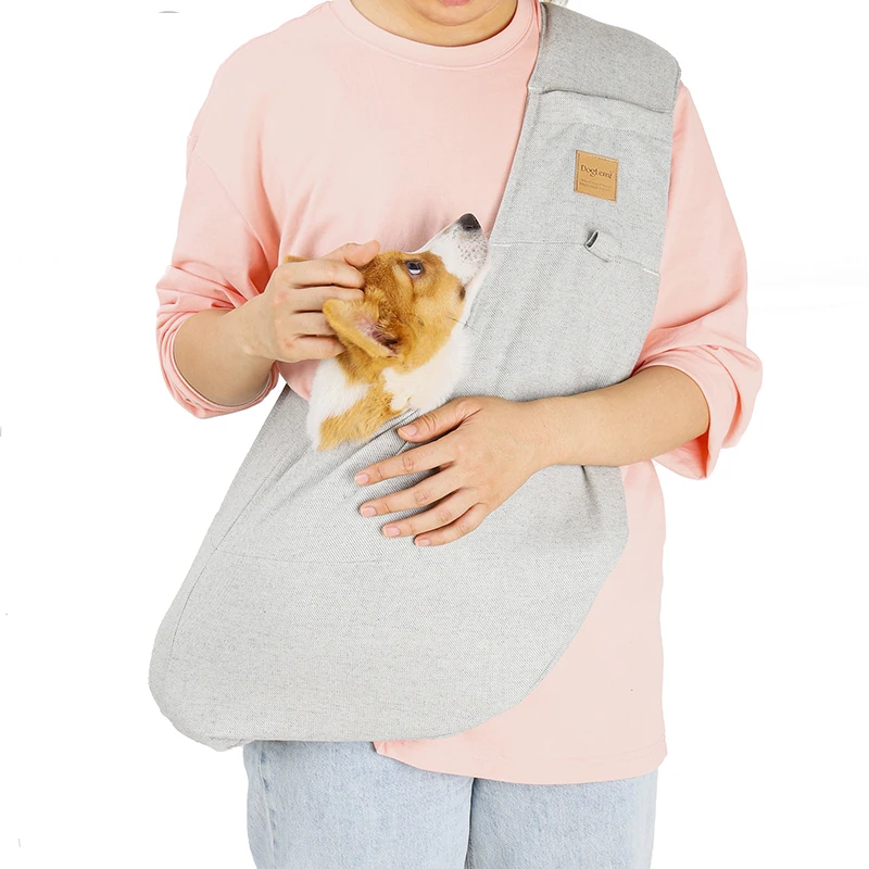 Вместительная мягкая льняная дышащая Сумка-слинг для путешествий на открытом