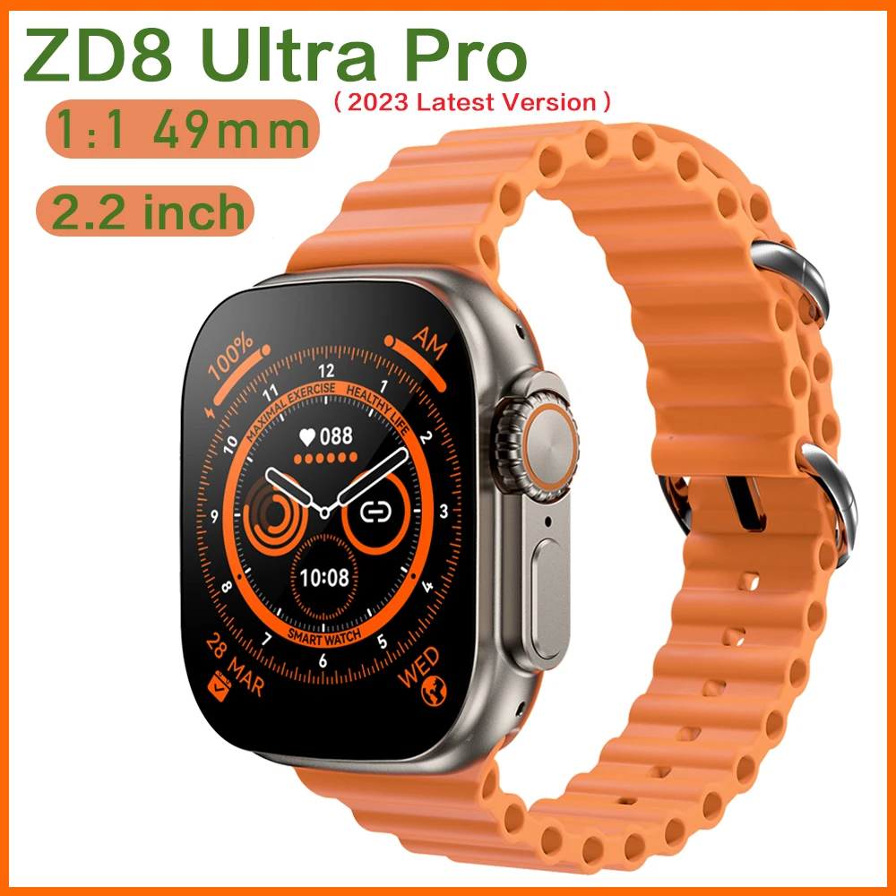 

ZD8 Ultra max+/pro Smart Watch Ultra Series 8 Smart Watch Ultra NFC Sports Smartwatch Men GPS tracking watches Wireless Charging