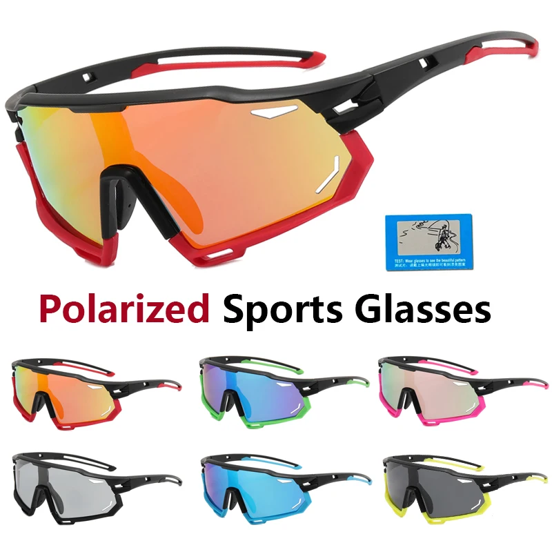 

Polarized Sports Glasses Men's and Women's Bike Photochromic Eyewear Mountain MTB Cycling UV400 Sunglasses Bicycle Road Goggles