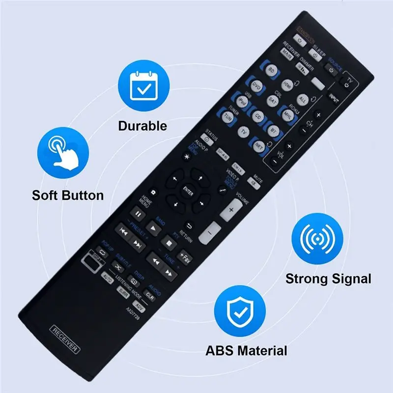 Фото AXD7739 Запасной пульт дистанционного управления для AV-ресивера Pioneer VSX-830-K VSX-45 VSX-830 VSX-90-A25R №5