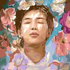 Картина по номерам BTS RM Ким Намджун Арт, 40 х 40 см