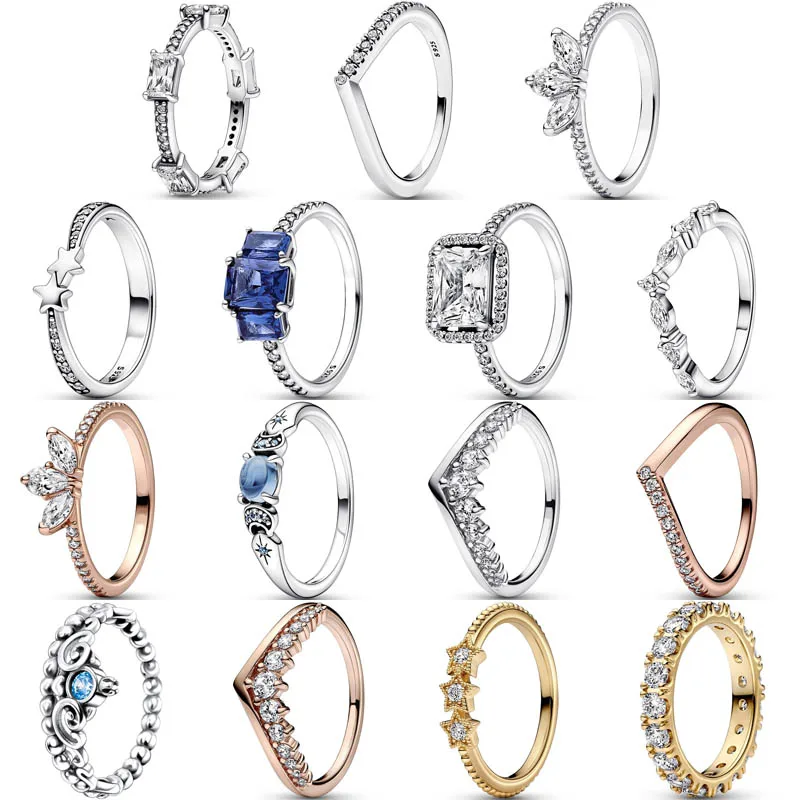 

Оригинальное серебряное кольцо в виде короны со звездами