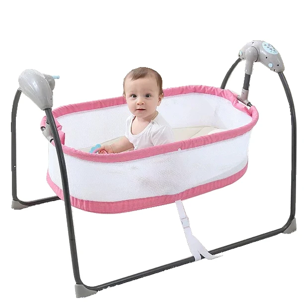 

Wholesale Baby Bassinet, Basket Rocking Stand,Electric Baby Swing Crib Electric Cradle Automatic Baby Swing Crib baby bed