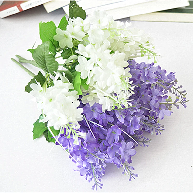 

Artificial Flower Hyacinth Violet Bride Bouquet Wedding Decoration for Home Party Flower Wall Decoration Artificial Fake Flowers