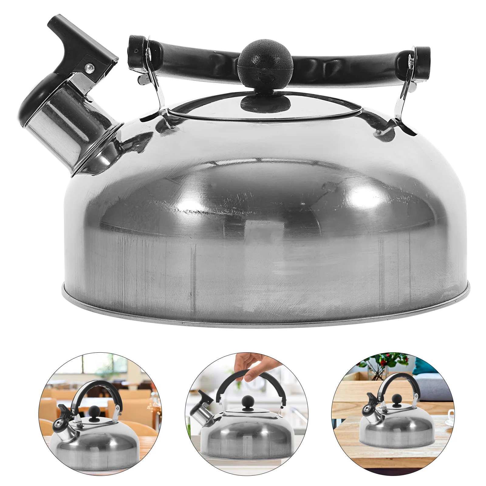 

Kettle Tea Steel Stainless Stove Whistling Water Stovetop Teapot Boiling Boiler Pots Pot Loud Gas Hot Heating Kettles Teakettle