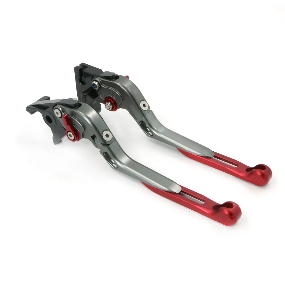 

Motorcycle Adjustable Folding Extendable Brake Clutch Lever For TRIUMPH BOBBER 2017-2018 with logo Free shipping red black