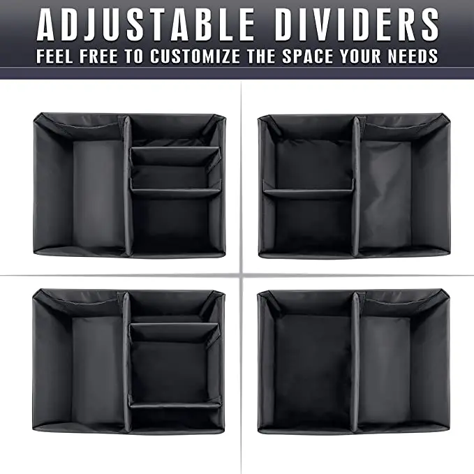 Champkey Golf Trunk Organizer Storage-Portable and Foldable Golf Travel Storage Locker Ideal for Travel Golf and Car Golf