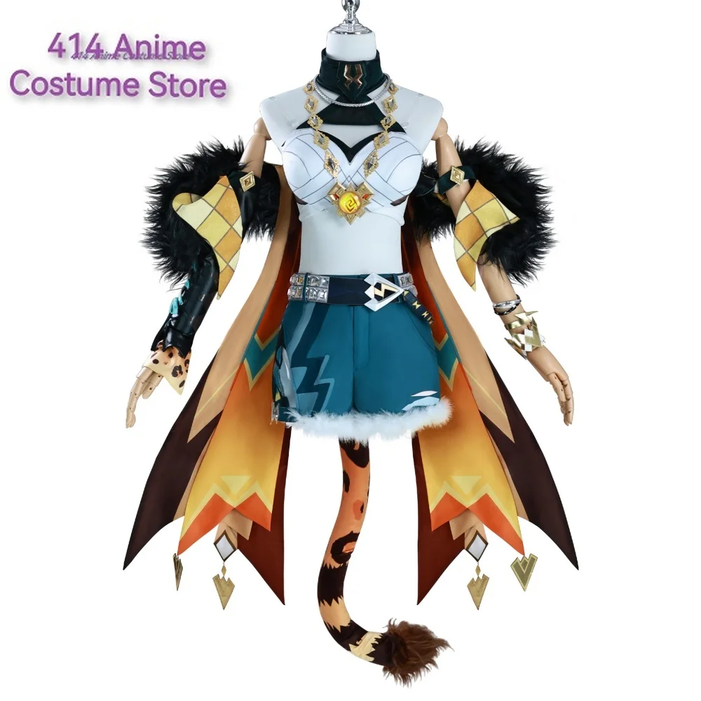Парик для косплея из игры GenshinImpact xilонен сексуальная форма ремесленника Nanatzcayan