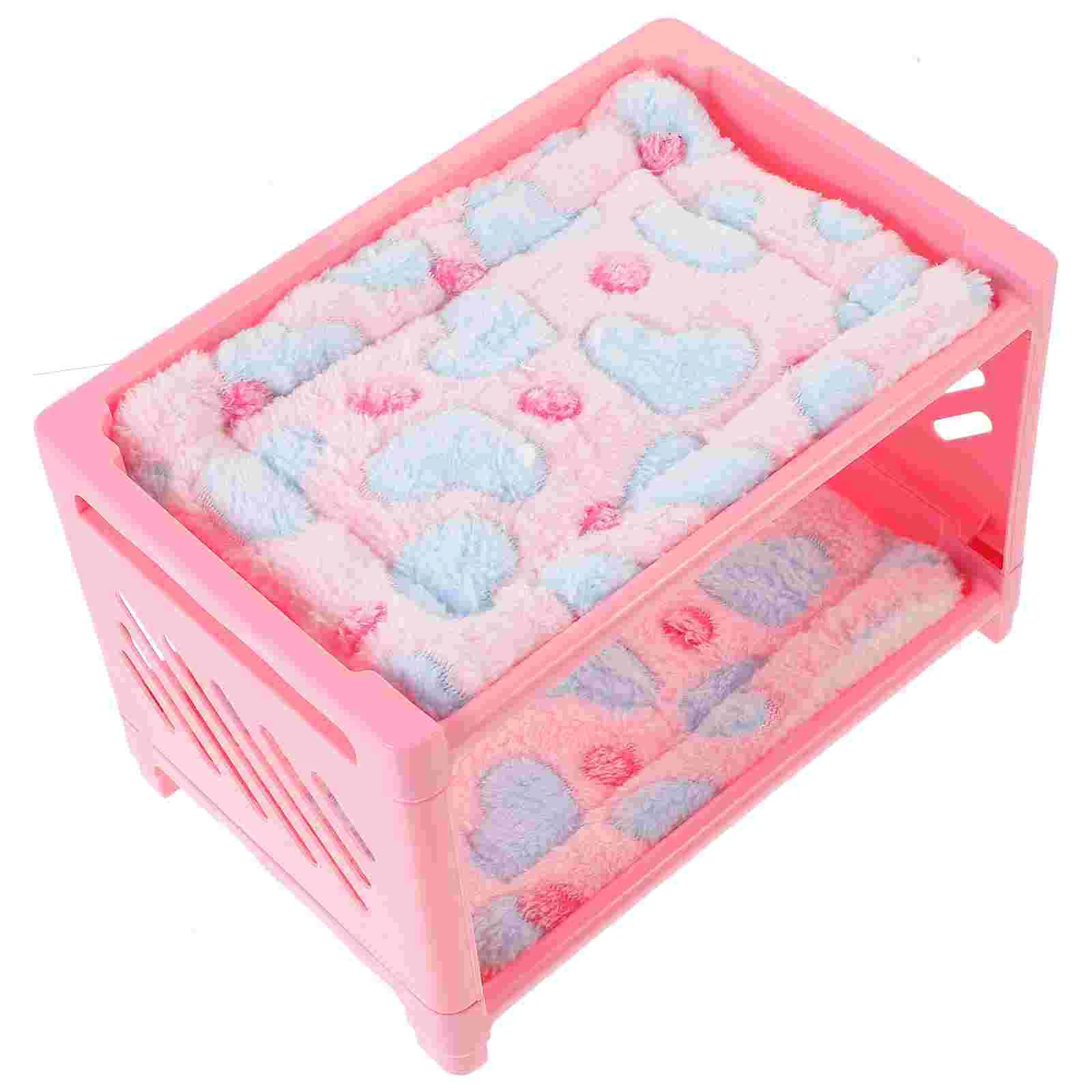 

1 Set of Guinea Hideout Bed Small Animal Beds Hideaway Rat Chinchilla Ferret Sleeping Bunk Bed