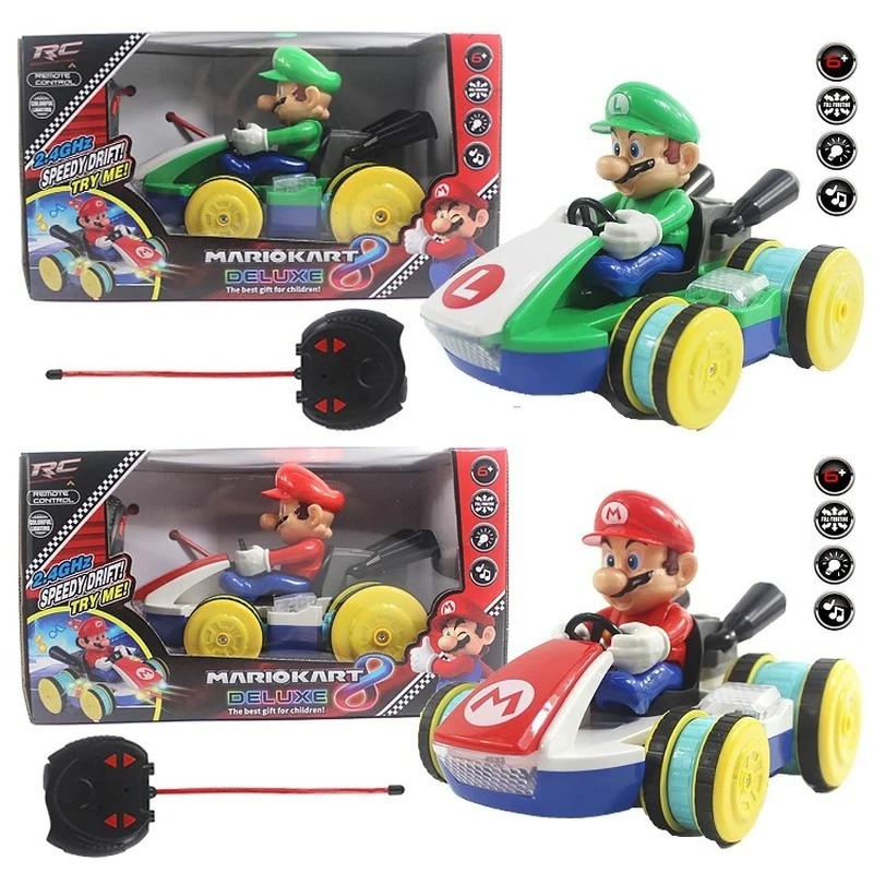 

Super Mario Bros Remote Car Creative Model Toys Super Mario Action Figures Toys Collectible Model Toys Kids Birthday Xmas Gifts
