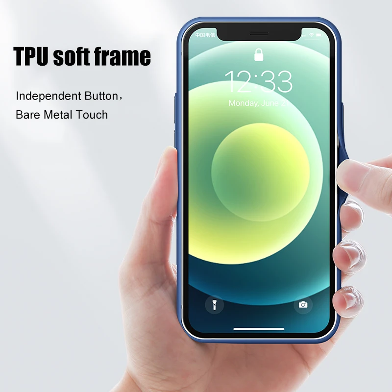 Luxury Shockproof Armor Matte Phone Case For iPhone 14 13 Pro Max 12 11 Pro Max XS Max XR X 8 7 Plus Clear Silicone Bumper Cover