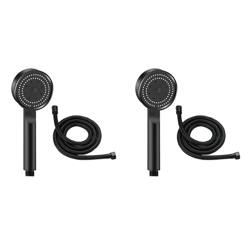 

2X 5 Modes Shower Head Adjustable High Pressure Water Saving Shower Head Water Massage Shower Head
